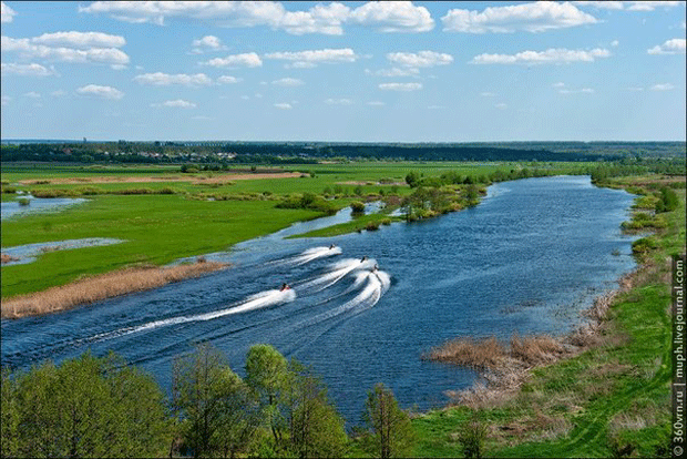 Река Битюг в Воронежской области