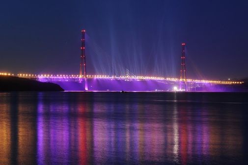 Владивосток. Мост на острове Русский - самый большой вантовый мост в мире.